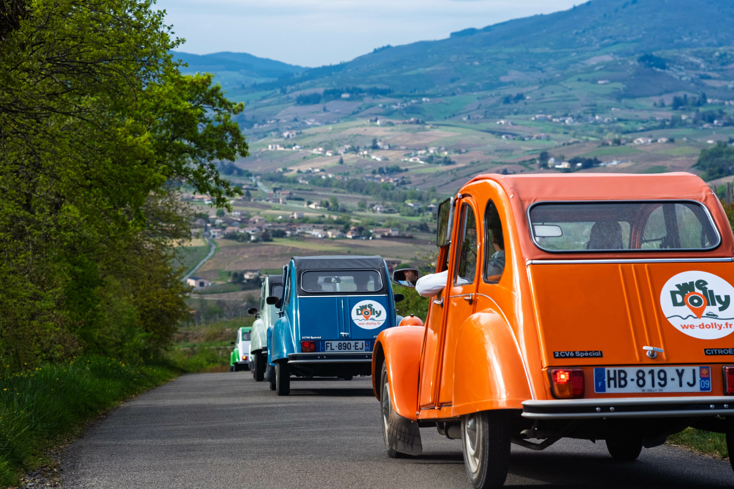 Rallye dans le Beaujolais
